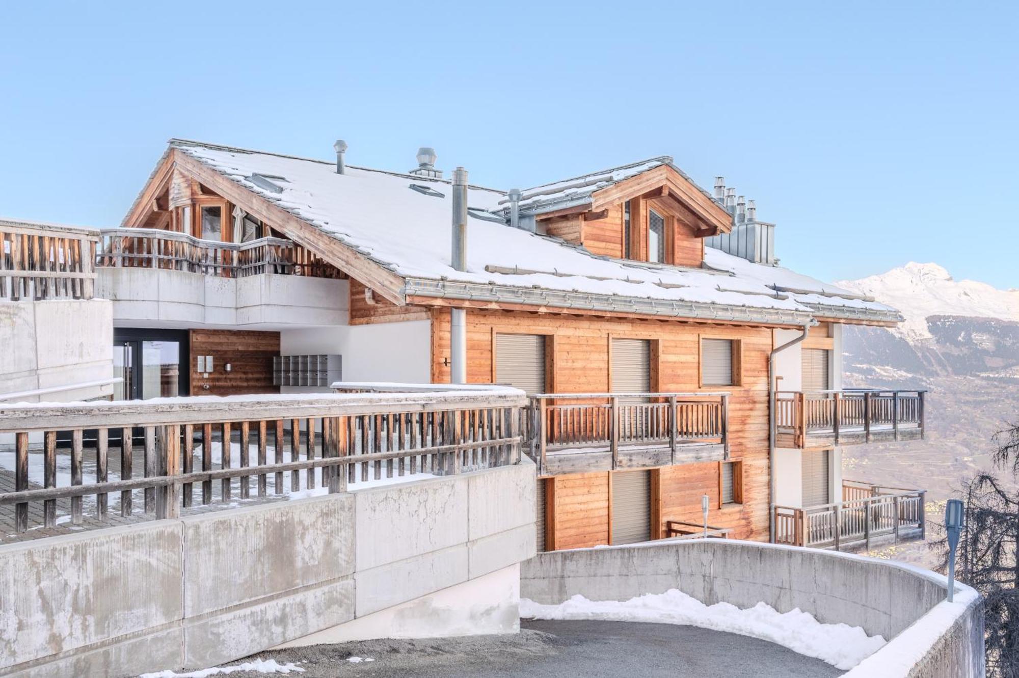 Ski Paradise Mountain & Luxe Apartments Veysonnaz Exteriör bild