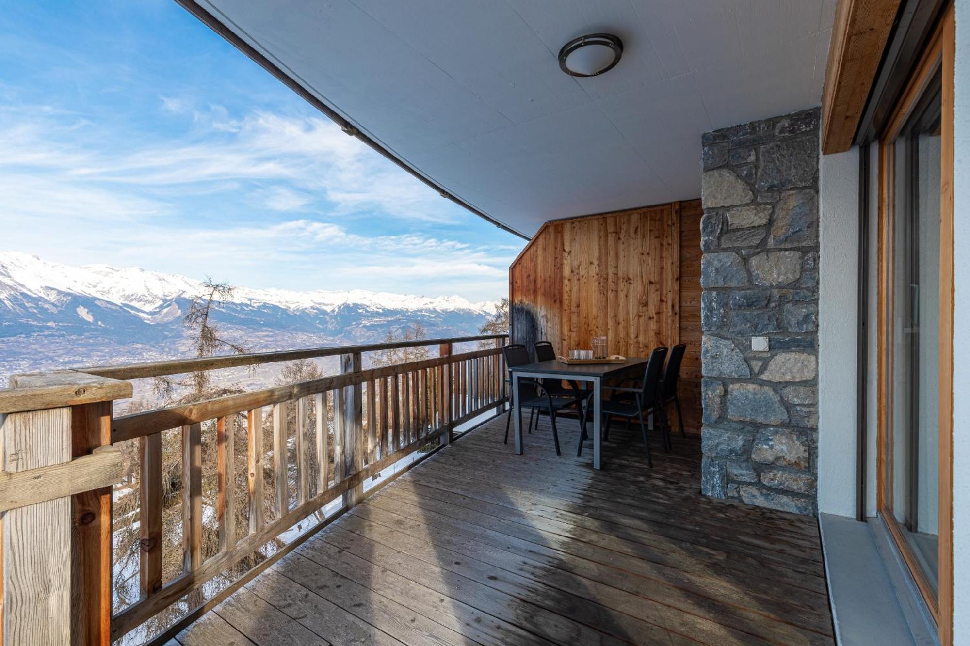 Ski Paradise Mountain & Luxe Apartments Veysonnaz Exteriör bild